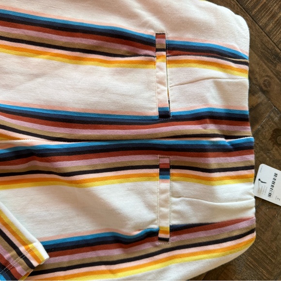 Free People NWT In My Feelings Stripe Slim Flare Crop Pants,sz 2 - Picture 10 of 13
